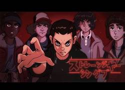 Enlace a Si ''Stranger Things'' fuese un anime de los años 80
