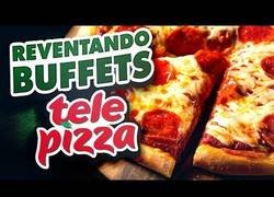 Enlace a Reventando el BUFFET de TELEPIZZA! ?? 19 PIZZAS entre 3?!!