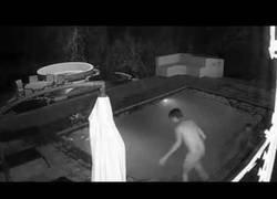 Enlace a Se dan un baño nocturno y son atacados por algo