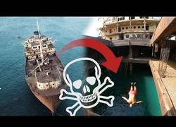 Enlace a Exploramos BARCO FANTASMA ABANDONADO