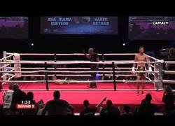 Enlace a Noquean al kickboxer español José María Quevedo y este se levanta a celebrar