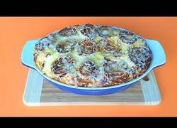 Enlace a Pastel de verduras con col y champiñones