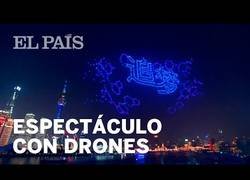 Enlace a La increíble exhibición de drones para celebrar el Año Nuevo en Shanghai