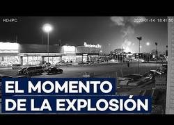 Enlace a Momento exacto de la explosión de la petroquímica de Tarragona