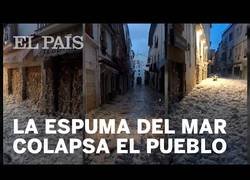 Enlace a El temporal hace que Tossa de Mar se llene de espuma