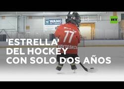 Enlace a Una auténtica promesa del hockey sobre hielo con 2 años