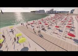 Enlace a El plan de la playa de Silgar en Sanxenxo para respetar el distanciamiento este verano