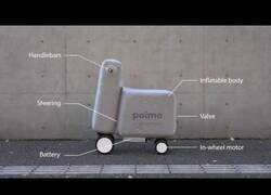 Enlace a Inventan una motocicleta hinchable