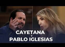 Enlace a El duro enfrentamiento entre Cayetana Álvarez de Toledo y Pablo Iglesias en el Congreso