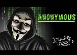 Enlace a El 'Draw My Life' del fenómeno Anonymous