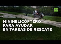Enlace a Fabrican un minihelicóptero para tareas de rescate