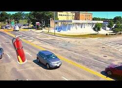 Enlace a Una gasolinera activa por error el sistema automático anti-incendios