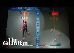 Enlace a 'Spiderwoman' bate el récord mundial de velocidad en escalada