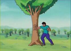 Enlace a Si Minecraft fuera un anime de los 90