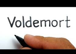 Enlace a Dibujando a Voldemort a raíz de su nombre