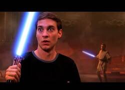 Enlace a Si Spiderman estuviera en Star Wars