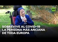 Enlace a La persona más ancina de toda Europa vence al coronavirus
