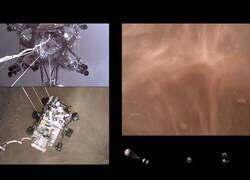 Enlace a Las imágenes del aterrizaje del Perseverance en Marte vistas desde el propio róver