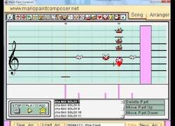 Enlace a Interpretando 'Money' de Pink Floyd con el Mario Paint Composer