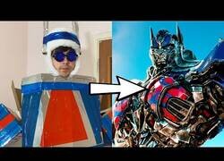 Enlace a Si la película Transformers hubiera tenido bajo presupuesto
