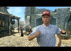 Enlace a Si Forrest Gump viviera en el mundo de Skyrim