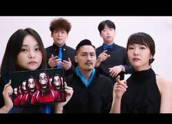 Enlace a Interpretando la banda sonora de La Casa de Papel acapella