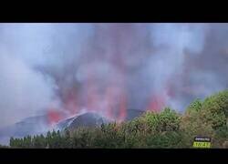 Enlace a La reportera que se fue 'a mear' mientras cubría la erupción del volcán de Palma