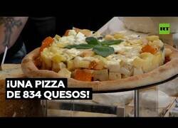 Enlace a Crean la pizza con más tipos de quesos del mundo
