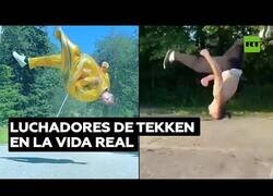 Enlace a Luchadores de Tekken en la vida real