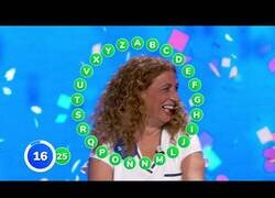 Enlace a Momento en el que Sofía Álvarez gana el bote de Pasapalabra