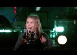 Enlace a Greta Thunberg canta Never Gonna Give You Up de Rick Astley