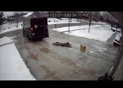 Enlace a Entregar un paquete no es fácil si todo está congelado