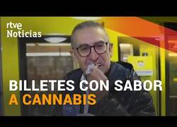 Enlace a El billete de metro 'canábico' que se puede comer