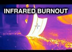 Enlace a Quemando rueda con una cámara térmica