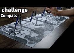 Enlace a Dibujando con un compás a todos los Vengadores en un mismo lienzo