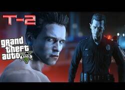 Enlace a Recereando Terminator 2 con el GTA V