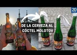Enlace a Una cervecería ucraniana pasa a producir cócteles molotov