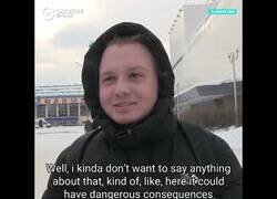 Enlace a Esto contestan los ciudadanos rusos al ser preguntados por la invasión a Ucrania