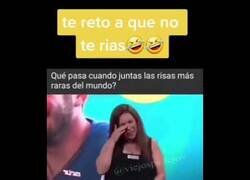 Enlace a ¿Qué pasa cuando juntas las risas más raras del mundo?