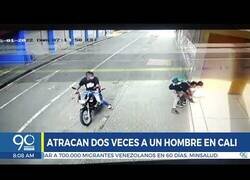 Enlace a Atracan dos veces en menos de 5 minutos a un hombre en Cali