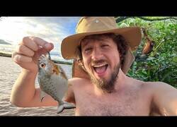 Enlace a Luisito Comunica pescando pirañas en el Amazonas