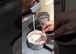 Enlace a Hamburguesa de Phoskitos con salsa de Sugus