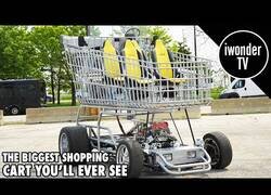 Enlace a El carro de supermercado gigante motorizado