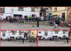 Enlace a Lanzamiento de carretilla en Teruel sale mal