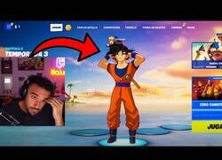 Enlace a Efectos colaterales de DragonBall en Fortnite: Goku bailando la Macarena