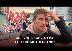 Enlace a Preguntando a moscovitas si están preparados para la guerra en Ucrania