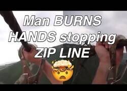 Enlace a La razón por la que nunca debes coger el cable de una tirolina con las manos