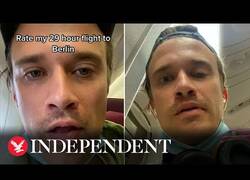 Enlace a Tiktoker se graba durante un vuelo de 29 horas con el llanto de un bebé de fondo