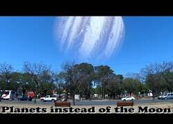 Enlace a Así se verían los planetas desde la Tierra si estuvieran a la misma distancia que la luna