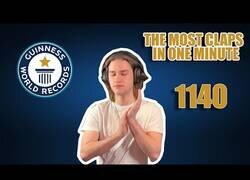 Enlace a El record mundial de palmadas por minuto